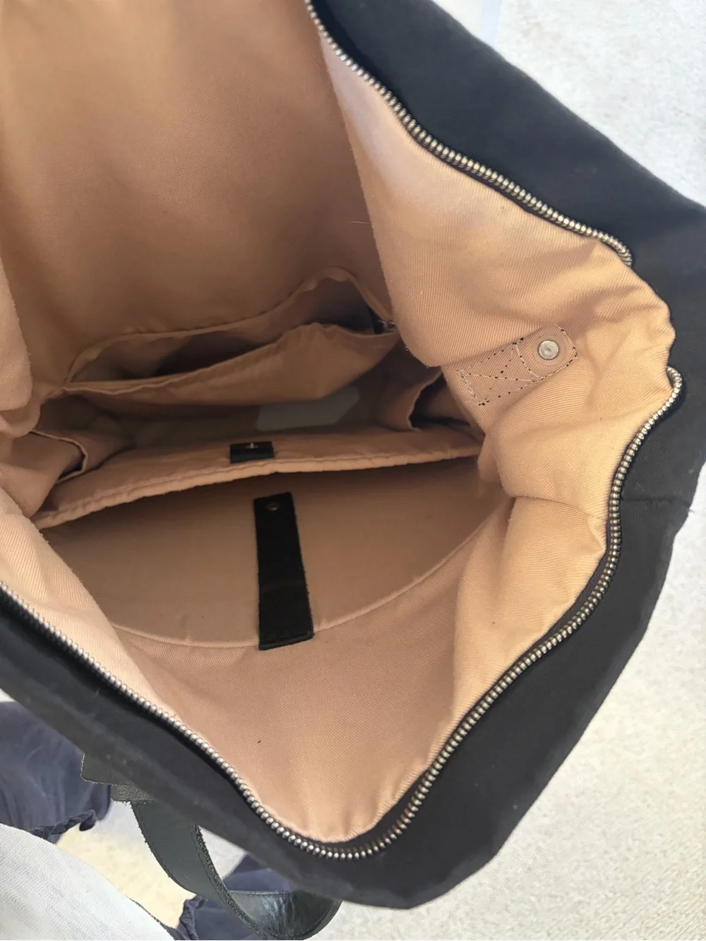 Harber London Black Leather Duffel Tote - Men's Travel Bag